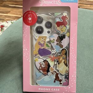 Disney Princess iPhone 15 Pro Max Case Ariel Tiana Rapunzel Cinderella New